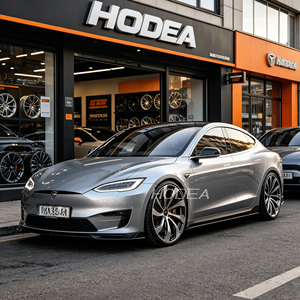 Jantes forgées EV noires brillantes usinées de 18/19/20/21/22 pouces 5x114.3 légères haute résistance compatibles Tesla Model 3/Y - Product Image 3