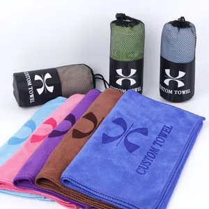 Personalized Custom Laser Embroidered Gym Towel Quick Dry Gym Towels With Logo Sport Towel Super Absorbent