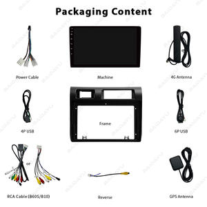 เครื่องขยายสัญญาณวิทยุ GPS แอนดรอยด์13ขนาด9นิ้ว IPS สำหรับ <span class=keywords><strong>Toyota</strong></span> Land Cruiser 2015 CarPlay wifi/bt USB รับประกัน1ปี - Product Image 4