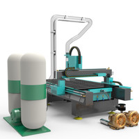 Machine de fraisage CNC 3 axes UTECHE SESAME avec table à vide pour aluminium et bois, commande NC Studio & Syntec, broche 4,5 kW, PLC