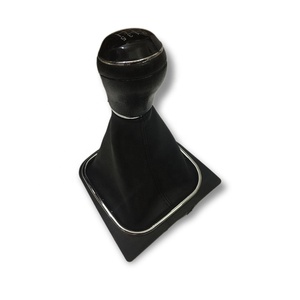 Perilla de engranaje de cuero de 5 y 6 velocidades para Volkswagen <span class=keywords><strong>Vento</strong></span> 2013, palanca de cambios de golf, accesorios interiores de transmisión - Product Image 6