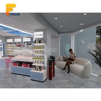 Vitrine de présentation de matériaux écologiques pour projets industriels, service complet, directement de l'usine, vitrine cosmétique