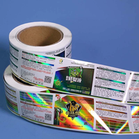 Conception gratuite bas prix fabricants de Chine étiquette personnalisée merci papier PVC étiquette impression Machine rouleau autocollant étiquette