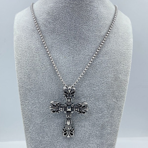 Chrom Heart Cross hanger kettingen mannen punk sport stijl roestvrij staal lange schakelketting vintage retro mode trendy cadeau - Product Image 2