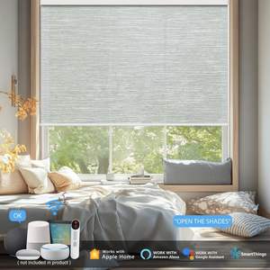 Persianas enrollables comerciales elegantes, eléctricas, motorizadas, inteligentes, anti-UV, ecológicas, personalizables, lisas, resistentes al viento, automáticas, francesas - Product Image 1