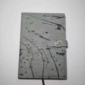 Carnet A5 promotionnel style encre chinoise avec boucle métallique, logo personnalisé pour cadeau <span class=keywords><strong>de</strong></span> bureau - Product Image 4