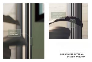 Fenêtres et portes en aluminium à cadre fin minimaliste, personnalisables, insonorisées, avec verre trempé pour <span class=keywords><strong>maison</strong></span> - Product Image 4