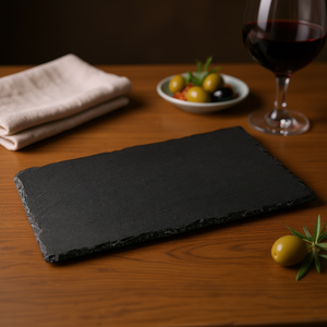 Plateau de service KESPER, lot de 5, plat rectangulaire en ardoise pour servir les aliments - Product Image 3