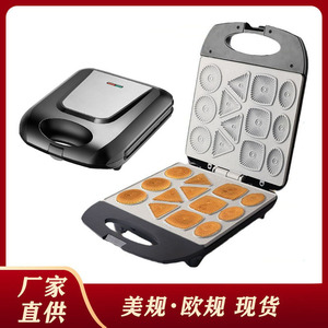 Electric <b>Biscuit</b> Maker US Standard 110V Double Sided Heating Cake <b>Machine</b> For Home Bakery Snacks - Product Image 5