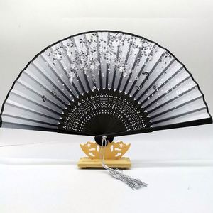 2025 Wholesale Custom Printed Bamboo Hand Held Fan High Quality Folding Personalized Fans DIY Style for Business <b>Gifts</b> - Product Image 2