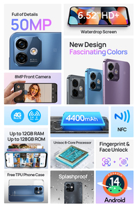 Promotion des smartphones Ulefone Note16 Pro 8+512 Go à prix bas, Android 13, 4400 mAh, 6,5 pouces, prix bas, 3G et 4G - Product Image 6