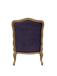 S1070 francese classica Vintage di lusso antico confortevole Louis tappezzeria in lino con struttura in rovere sedia in velluto in legno massello <span class=keywords><strong>poltrona</strong></span> - Product Image 5
