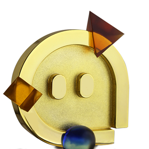 Trofeo de Cristal K9 y Metal Moderno Personalizado al por Mayor, Premio MOMO, Premios de Anfitrión del Año, Hecho a Mano <span class=keywords><strong>con</strong></span> Técnica de Fundición - Product Image 3