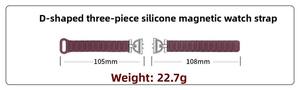 Bracelet de montre en silicone bicolore magnétique pour Samsung Galaxy Fit 3, vente en gros d'usine - Product Image 5