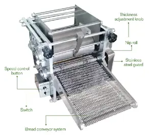 Machine à tortilla à pain entièrement automatique en Inde pour la maison