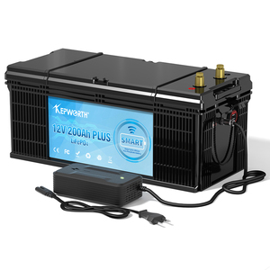 Batterie au lithium fer phosphate 12V 200Ah à décharge profonde avec BMS intégré pour applications solaires, domestiques et nautiques – Stock UE (Allemagne) - Product Image 4