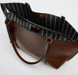 Nouveau sac à main pour femme rétro à la mode, grande capacité, sac à bandoulière rétro de luxe doublé de polyester - Product Image 5