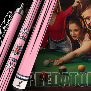 ไม้คิว3142พูลสำหรับบิลเลียด, ไม้คิวเมเปิ้ลสีชมพู12.5/11.8/10.8มม. - Product Image 3