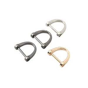 Buen precio hebilla de herradura coche llavero colgante equipaje Hardware D anillo Accesorios