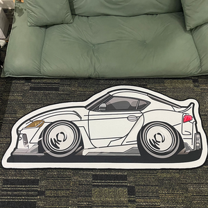 <span class=keywords><strong>Tapis</strong></span> de bain de dessin animé lavable, absorbant l'eau, doux, en velours cristal/faux cachemire, antidérapant, fabriqué à la machine, <span class=keywords><strong>tapis</strong></span> de salle de bain personnalisé - Product Image 5