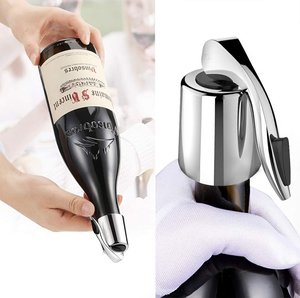 Wholesale Home Bar Reusable Beverage Preserver Freshness Stainless Steel Wine Bottle <b>Stopper</b> <b>Stoppers</b> - Product Image 5