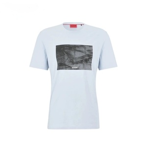 Camiseta de Manga Corta para Hombre, 2026, Transpirable, Cómoda, de Algodón Liso, con Estampado de Letras, Cuello Redondo, Suave - Product Image 6