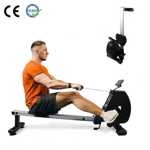 VIGFIT Rameur magnétique portable et pliable, silencieux, pour entraînement complet du corps à domicile - Product Image 1