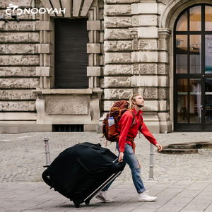 Sac de Voyage Pliable Ultra Léger pour Vélo de Route MTB Étui de Voyage pour Vélo Professionnel de Voyage Aérien Sac de <span class=keywords><strong>Transport</strong></span> Robuste pour <span class=keywords><strong>Avion</strong></span> - Product Image 6