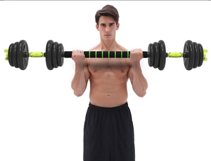 ZJFIT 2025 nouveau Style multifonctionnel poids libre Fitness ciment haltère 40kg poids réglable haltère Kettlebell ensemble d'haltères - Product Image 6