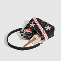 2025 nouveau Y2K millénaire Style femmes sangle unique sac à bandoulière Polyester mode doux Cool épice fille pour rose étoile Design