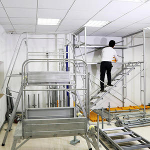 นั่งร้านโครงเหล็กสำเร็จรูปสำหรับงานก่อสร้าง แบบเดินเข้าออกได้ - Product Image 5
