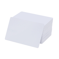 Tarjeta de control de acceso NFC TK4100/EM4100 Tarjeta blanca de PVC en blanco con 18 códigos