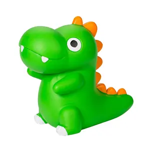 Celengan mainan dinosaurus lucu kapasitas besar celengan dekoratif imut raksasa T Rex celengan koin anak-anak