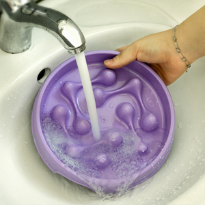 Nouveauté Bol à Manger Lent pour Chien, Bol à Nourriture pour Animaux de Compagnie Antidérapant Anti-Basculement avec Contrôle des Portions, Conception Anti-Étouffement pour Petits Chiens - Product Image 3