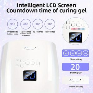 Lámpara de Uñas LED UV Inalámbrica Recargable, Secador de Uñas para Esmalte de Gel, Equipo de Manicura para Salón - Product Image 3