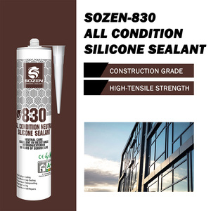 Neutral <strong>Silicone</strong> SOZEN-830 Silicona Glue <strong>for</strong> Glass with Good Adhesion and Weather Resistance <strong>Silicone</strong> Sealant Customizable Color - Product Image 2