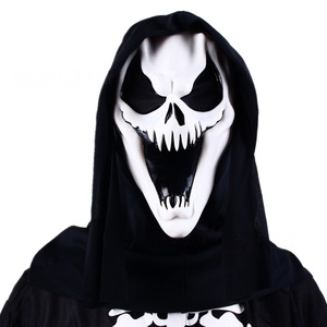 Máscaras de Halloween: Terroríficas, Divertidas, de Fantasma, de la Muerte, de la Escritura Terrorífica de <span class=keywords><strong>Scream</strong></span> y de la Máquina de Amanecer Asesino, de Látex para la Cabeza - Product Image 4