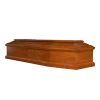Fournitures funéraires pour fabricants : Cercueil en bois de style européen, doublure de cercueil personnalisable en couleur et en taille, cercueils et urnes funéraires