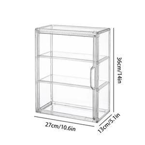Vitrine en acrylique en gros pour objets de collection, organisateurs de rangement pour jouets, conteneur en plastique sur pied - Product Image 2
