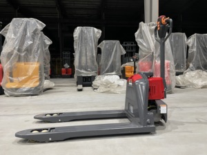 WELIFT EPT15C CE Certified 1.5T 24V 20Ah Lithium-Ion Battery Hydraulic Side Shifter Polyurethane Tire Pallet Jack New Electric - Product Image 2