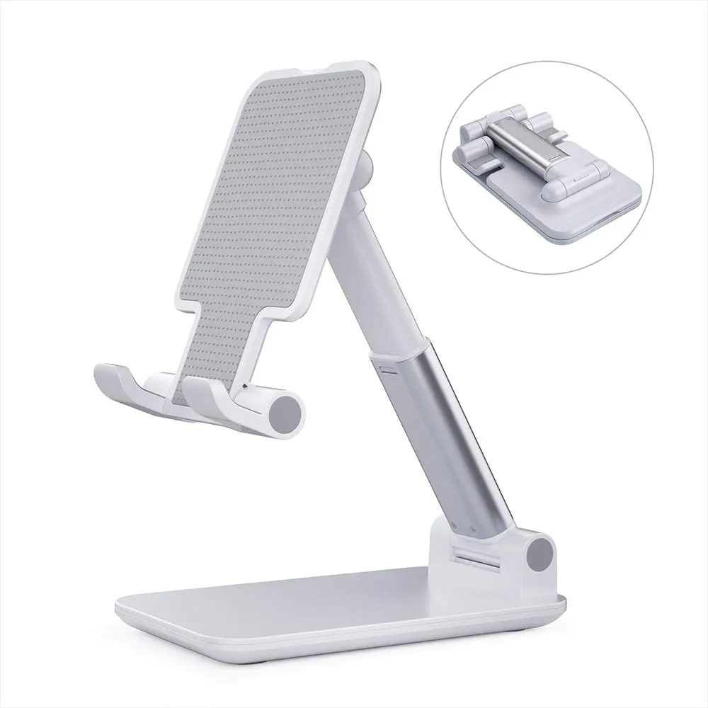 Factory Price Adjustable Desktop Cell Phone Holder Hot Foldable Mobile Tablet Phone Mount Phone Stand for All Smartphones