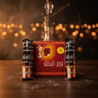 Arang Shisha Premium Berkualitas Tinggi Buatan Mesin, Rendah Abu, Tanpa Bau, Briket Ekstra Besar, Kayu Keras YC 3.5% Abu