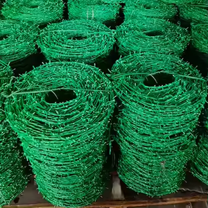 Alambre de Púas Electrogalvanizado de Alta Resistencia a la Corrosión, Rollo de Alambre de Púas de 2.0-2.5 mm de Diámetro, Malla de Doble Hilo para Cercas de Seguridad Agrícola - Product Image 4