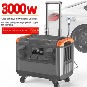 แบตเตอรี่ลิเธียมไอออน 3000W สำหรับเก็บพลังงานแบบพกพา 2688WH ใช้พลังงานแสงอาทิตย์ MPPT คลื่นไซน์บริสุทธิ์ ช่องเสียบจุดบุหรี่ สำหรับใช้งานกลางแจ้ง ฉุกเฉิน สำรองไฟ 3000W คลื่นไซน์บริสุทธิ์ - Product Image 3