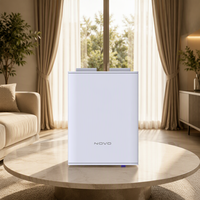 Système de rideaux intelligents à double moteur N51, conception intégrée, contrôle par application à distance, Tuya Bluetooth, compatible Alexa Smart Life, charge maximale 100 kg