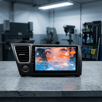 Radio Universal para Auto de 10 Pulgadas con Pantalla IPS, WiFi Integrado, Android 15, GPS, Unidad Principal con Pantalla Táctil 2-Din, Negro