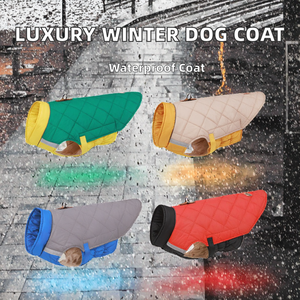 Abrigo de Invierno para Perro de Lujo, Personalizado OEM/ODM, al por Mayor, Ecológico, Impermeable, de Poliéster, en Tallas Pequeñas y Grandes, Ropa de Diseño para Perros - Product Image 2