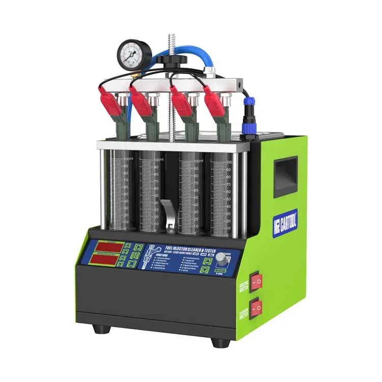 Mrcartool v308 kit de máquina de limpeza, ultrassônico, testador e limpeza de alta pressão, de carro, testador de motor, injetor de combustível