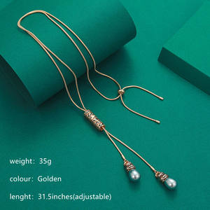 สร้อยคอมุกผู้หญิงแบบกัวม์โกลด์ ซามัว สร้อยคอแบบฮาวายยอดนิยม ขายส่งเครื่องประดับ - Product Image 3