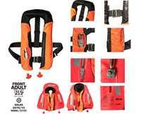 DIVESTAR harga pabrik OEM pelampung Bouyancy dengan kain Oxford kualitas tinggi Solas keselamatan dewasa pelampung rompi